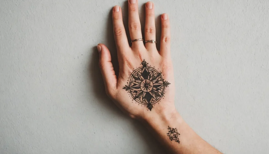 Illustration som visar kostnader och trender för små tatueringar i Sverige 2025.